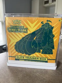 Pokemon Sword and Shield Rebel Clash Elite Trainer Box With Case! 820650807008 - Image 1
