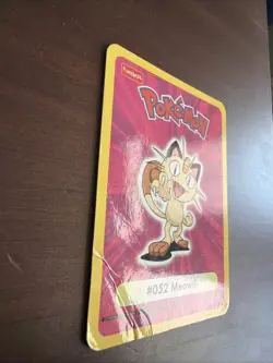 Pokemon Funskool " WHO AM I " MEOWTH TCG CARD 2004 INDIA - DMG - Image 5