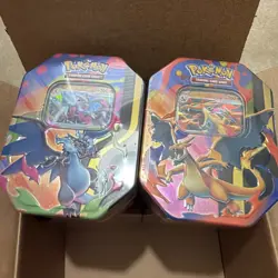Pokemon TCG Mega Charizard ex Tins Case Lot Of 6 100% Authentic - Image 2