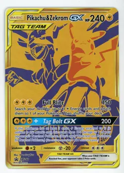 Pikachu & Zekrom GX - Pokemon 2021 Sun & Moon Promo #SM248 MINT - Image 1