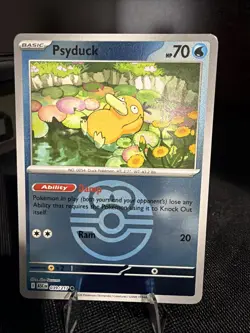 Pokemon TCG - Ascended Heroes Psyduck Reverse Holo Love Ball 039/217 - Image 1