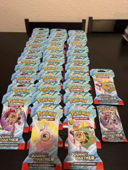 Pokemon Sleeved Journey Together Booster Packs Lot Of 36🔥+1 loose pack - Image 1