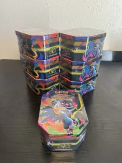 Pokemon Mega Charizard EX X&Y Sealed Tins Lot Of 7🔥 - Image 2
