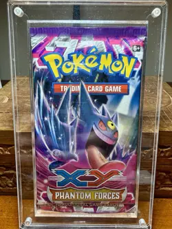 Pokemon TCG XY Phantom Forces Booster Pack Mega Gengar Factory Sealed + Case - Image 1