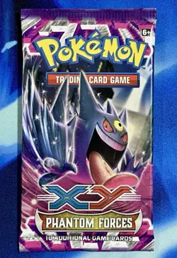 Pokemon TCG XY Phantom Forces Booster Pack Mega Gengar Factory Sealed + Case - Image 3