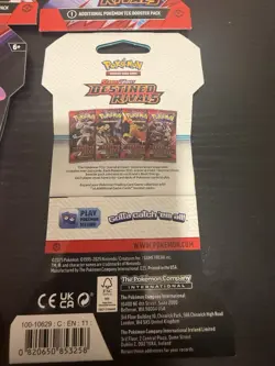 Pokemon Destined Rivals Sleeved Booster Pack Lot Of 12🔥 - Image 2