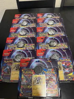 Pokemon 2 Pack Boosters Sealed Mega Evolution And Phantasmal Flame Lot Of 11🔥 - Image 1