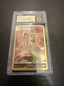 CGC 10 PRISTINE Gardevoir TG05/TG30 Trainer Gallery Pokemon 2022 Silver Tempest - Image 1