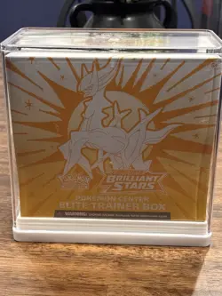 Brilliant Stars Pokemon Center Sword and Shield Elite Trainer Box ETB With Case 820650850066 - Image 1