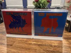 Pokemon TCG Sword and Shield Base 2 Elite Trainer Boxes ETB Art Set New Sealed 820650104459 - Image 1