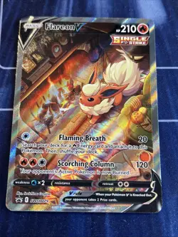 Pokemon Flareon V Promo 2021 SWSH179 English NM - Image 1