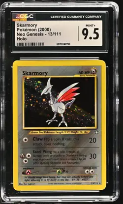 SKARMORY Neo Genesis Holo Rare #13 CGC 9.5 Vintage Pokemon [Nostalgium] - Image 1