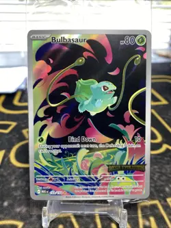 Pokemon Sealed Bulbasaur Pokemon TCG Mega Evolution Stamped Promo SEALED - Image 3