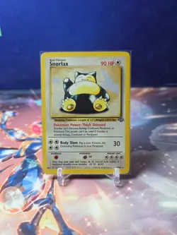 Snorlax Jungle 27/64 Rare Non-Holo Pokemon TCG MP-HP - Image 1
