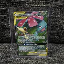 Venusaur & Snivy GX - 210/236 - Pokemon Cosmic Eclipse Sun & Moon Full Art NM - Image 1
