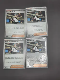 4x Team Rocket's Archer 170/182 x4 - Destined Rivals - Pokemon TCG - Playset - Image 1