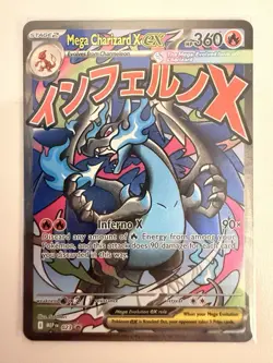 Mega Charizard X EX 023 UPC Black Star Promo MEG Pokemon TCG NM - Image 1