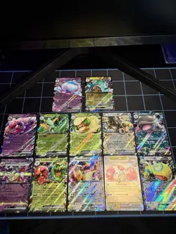 Pokemon TCG Scarlet & Violet Ex Lot - 10 Pack Fresh NM Double Rare Ex Holo Cards - Image 3