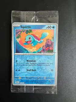 Pokemon Center 151 Squirtle 007/165 UPC Promo Sealed 1 Left - Image 1