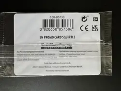 Pokemon Center 151 Squirtle 007/165 UPC Promo Sealed 1 Left - Image 3