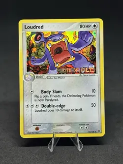 Pokemon Loudred 35/106 Emerald Reverse Holo - Image 1
