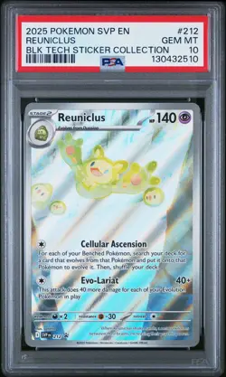 Reuniclus 212 2025 Pokemon Svp En-Sv Black Star Promo PSA 10 - Image 1