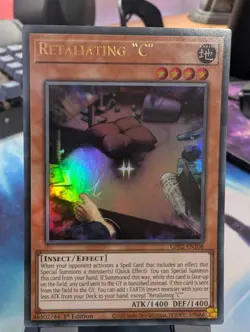 YuGiOh! Retaliating "C" GFP2-EN108 Ultra Rare 1st Ed - Image 1