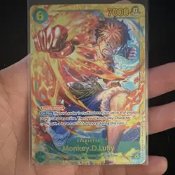 Bandai Monkey.D.Luffy Carrying on His Will OP13-118 Secret Rare Foil One Piece … - Image 1