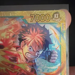 Bandai Monkey.D.Luffy Carrying on His Will OP13-118 Secret Rare Foil One Piece … - Image 4