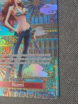 One Piece CCG Nami Alt Art SP - OP01-016 - OP05 - Awakening of the New Era - Image 5
