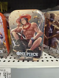 One Piece Tin Pack Set Vol. 2 Ace - Bandai TCG Volume Two - SEALED - Image 1