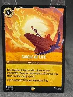 Circle of Life 26/204 - Legendary - Non Foil - Fabled - Disney Lorcana - Image 1