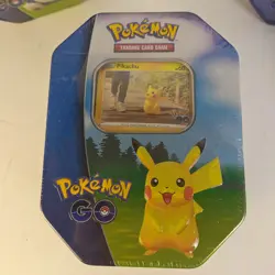 Pokemon Go TCG Gift Tin Pikachu + Snorlax + Blissey Lot Of 3! New!! Sealed!! - Image 2