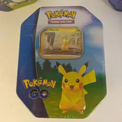 Pokemon Go TCG Gift Tin Pikachu + Snorlax + Blissey Lot Of 3! New!! Sealed!! - Image 3