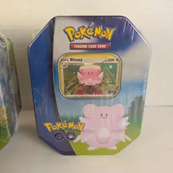 Pokemon Go TCG Gift Tin Pikachu + Snorlax + Blissey Lot Of 3! New!! Sealed!! - Image 5