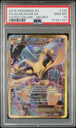 PSA 10 Fa/Alakazam Ex 2016 Pokemon Xy Fates Collide #125 - Image 1