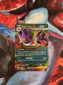 Pokemon Mega Gengar ex 056/094 Phantasmal Flames Double Rare Holo NM English - Image 1