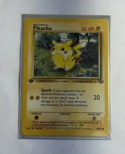 1999 Pokemon Jungle 1st Edition Pikachu #60/64 - Image 1