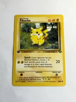 1999 Pokemon Jungle 1st Edition Pikachu #60/64 - Image 3