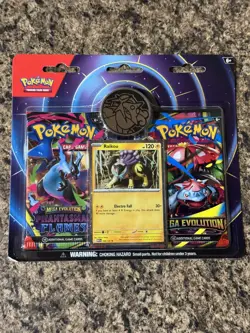 NEW Pokemon Mega Evolution & Phantasmal Flames 2-Pack Blister Sealed - Raikou - Image 1