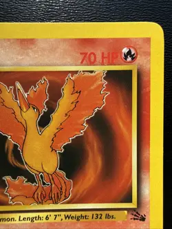 FREE SHIPPING Pokemon Moltres 27/62 Fossil NON Holo Rare Basic Wizards 1999 - Image 3