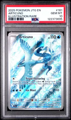 Pokemon TCG Articuno Journey Together Illustration Rare Holo 161/159 PSA 10 - Image 1