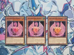 Dragolithia Kunzite 1st Edition Super Rare ALIN Yugioh Card PLAYSET - Image 1