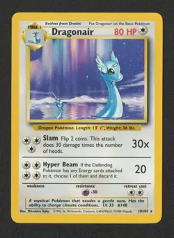 1999 Pokemon Base Set Dragonair 18/102 NM/M L1 - Image 1