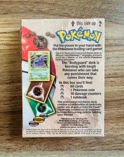 1999 Pokemon Fossil Theme Deck – Bodyguard (Factory Sealed, w/ Acrylic Case) - Image 3