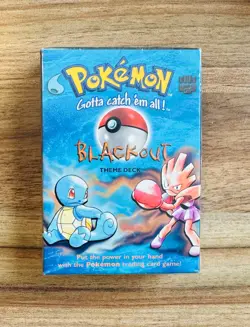 1999 Pokemon Base Set Theme Deck – Blackout (Factory Sealed, w/ Acrylic Case) - Image 2