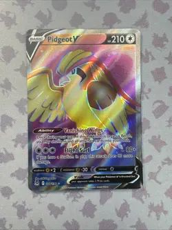 Pidgeot V - 188/196 - Pokemon Lost Origins Sword Shield Full Art Ultra Rare NM - Image 1