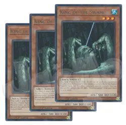 Yugioh - King of the Swamp x 3 - 1st Edition Rare NM - Plus Free Holo - Image 1
