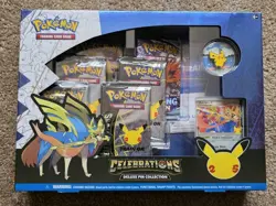 Pokemon Tcg Celebrations 25th Anniversary Deluxe Pin Collection Box Zacian 820650809422 - Image 1