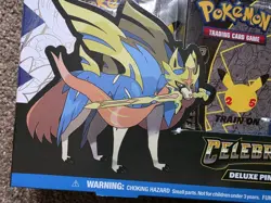 Pokemon Tcg Celebrations 25th Anniversary Deluxe Pin Collection Box Zacian 820650809422 - Image 2
